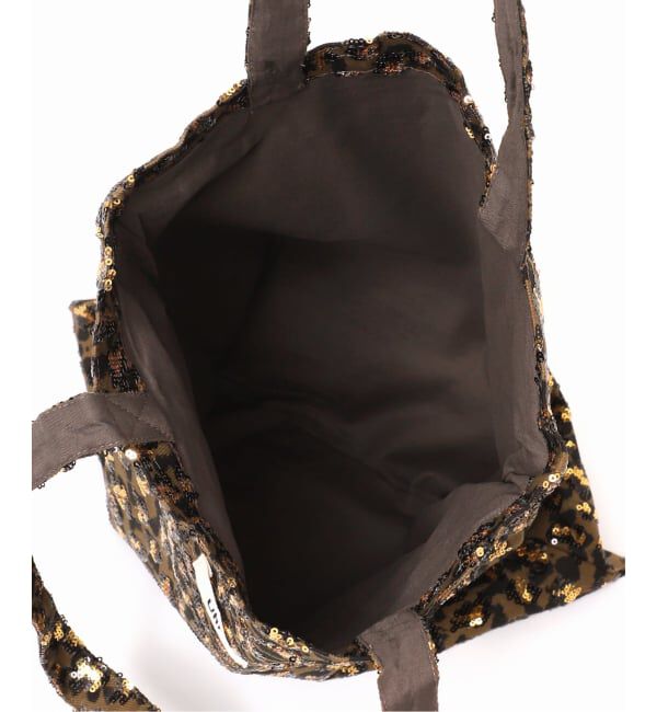 journal standard L'essage「Uhr/ウーア Sequin Leopard Tote トートバッグ」|トートバッグ|