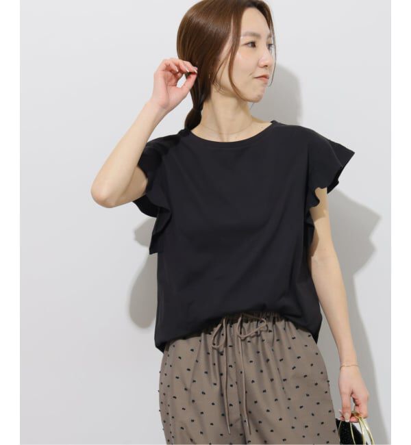 JOURNAL STANDARD relume「《WEB限定追加2》フリルスリーブTシャツ」|Tシャツ・カットソー|