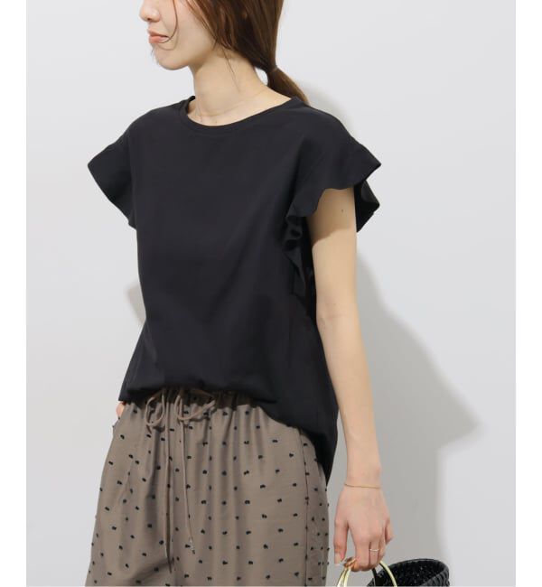 JOURNAL STANDARD relume「《WEB限定追加2》フリルスリーブTシャツ」|Tシャツ・カットソー|