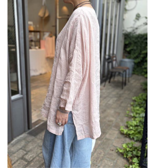 journal standard luxe「エアリネン Plain-ブラウス」|シャツ・ブラウス|ピンク A