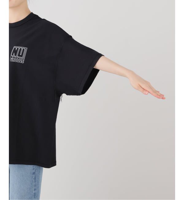 journal standard L'essage「ISNESS MUSIC/イズネス ミュージック NU GROOVE Tシャツ (LEFT CHEST)」|Tシャツ・カットソー|