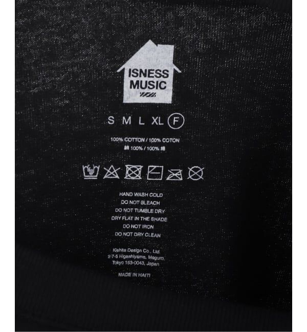 journal standard L'essage「ISNESS MUSIC/イズネス ミュージック NU GROOVE Tシャツ (LEFT CHEST)」|Tシャツ・カットソー|
