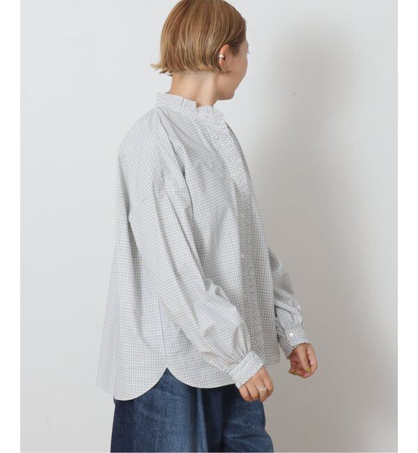 journal standard luxe「CLチェック フリルブラウス」|シャツ・ブラウス|