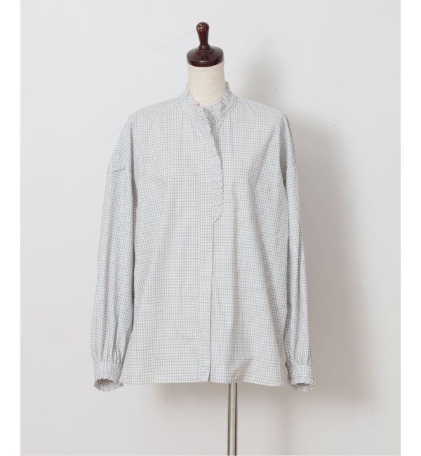 journal standard luxe「CLチェック フリルブラウス」|シャツ・ブラウス|
