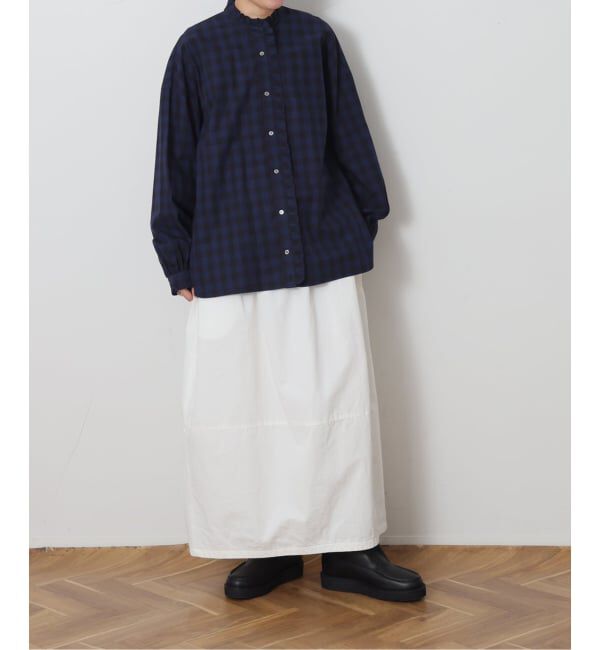 journal standard luxe「CLチェック フリルブラウス」|シャツ・ブラウス|