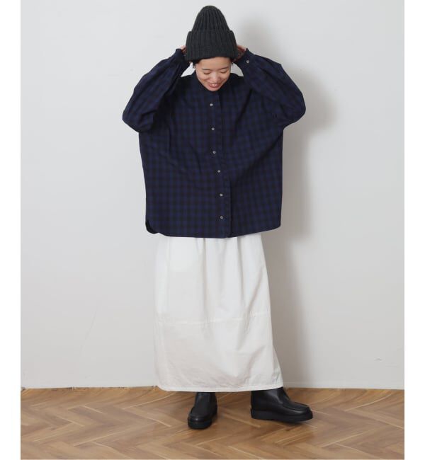 journal standard luxe「CLチェック フリルブラウス」|シャツ・ブラウス|