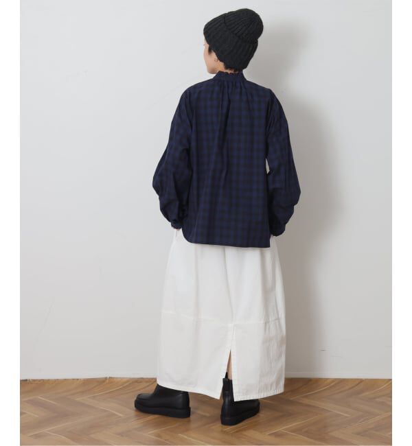 journal standard luxe「CLチェック フリルブラウス」|シャツ・ブラウス|