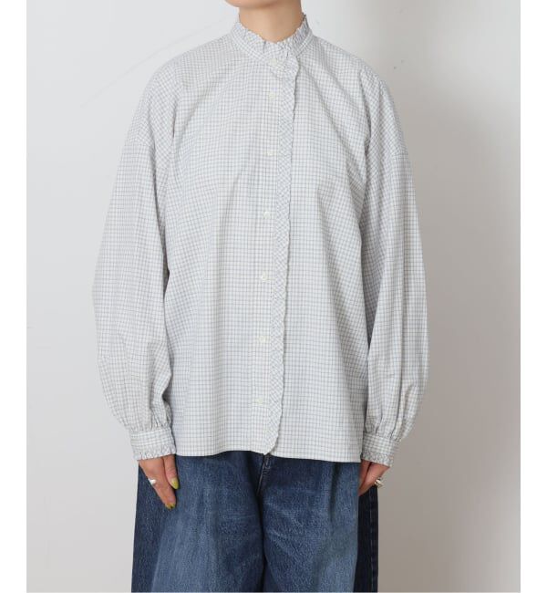 journal standard luxe「CLチェック フリルブラウス」|シャツ・ブラウス|