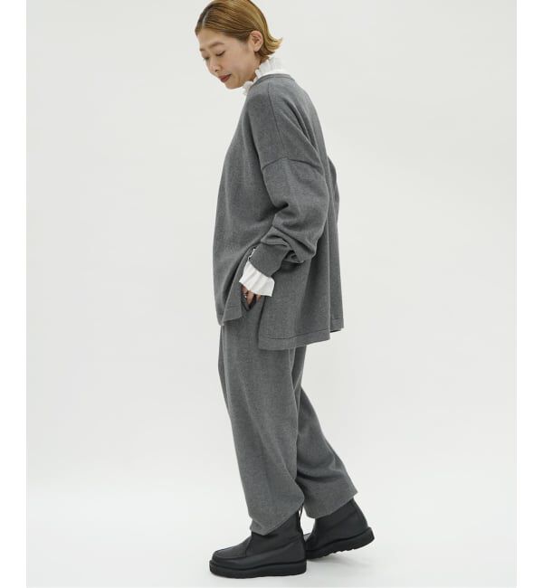 journal standard luxe「CCaテンジク クルーネックスリットプルオーバー」|ニット・セーター|