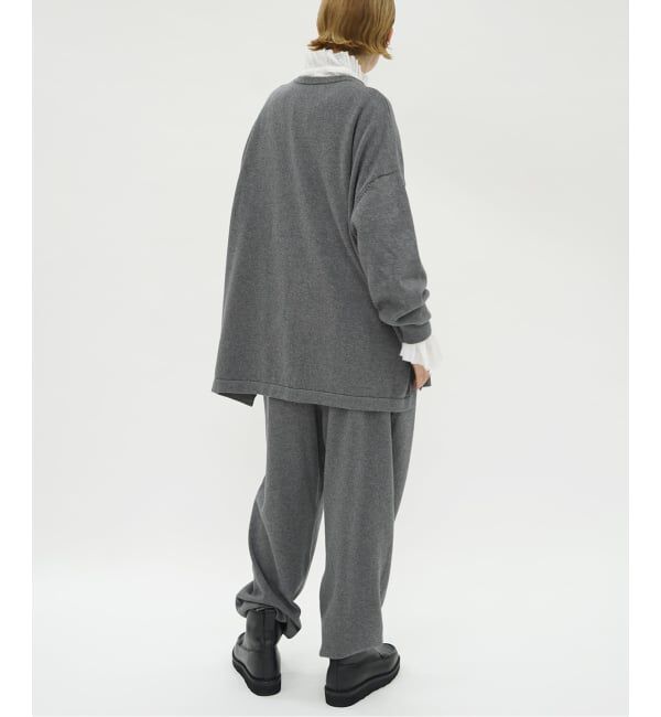 journal standard luxe「CCaテンジク クルーネックスリットプルオーバー」|ニット・セーター|