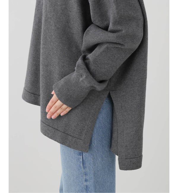 journal standard luxe「CCaテンジク クルーネックスリットプルオーバー」|ニット・セーター|