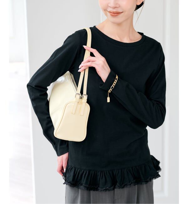 U by SPICK&SPAN「《追加》フリルミディカットトップス」|Tシャツ・カットソー|