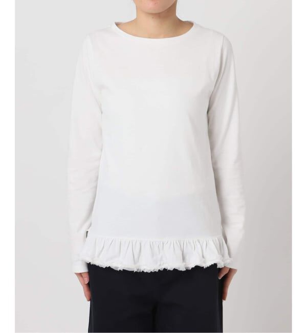 U by SPICK&SPAN「《追加》フリルミディカットトップス」|Tシャツ・カットソー|