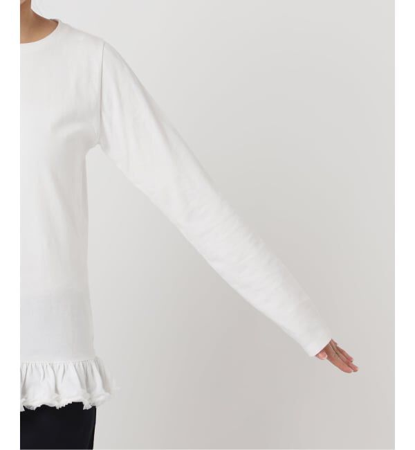 U by SPICK&SPAN「《追加》フリルミディカットトップス」|Tシャツ・カットソー|