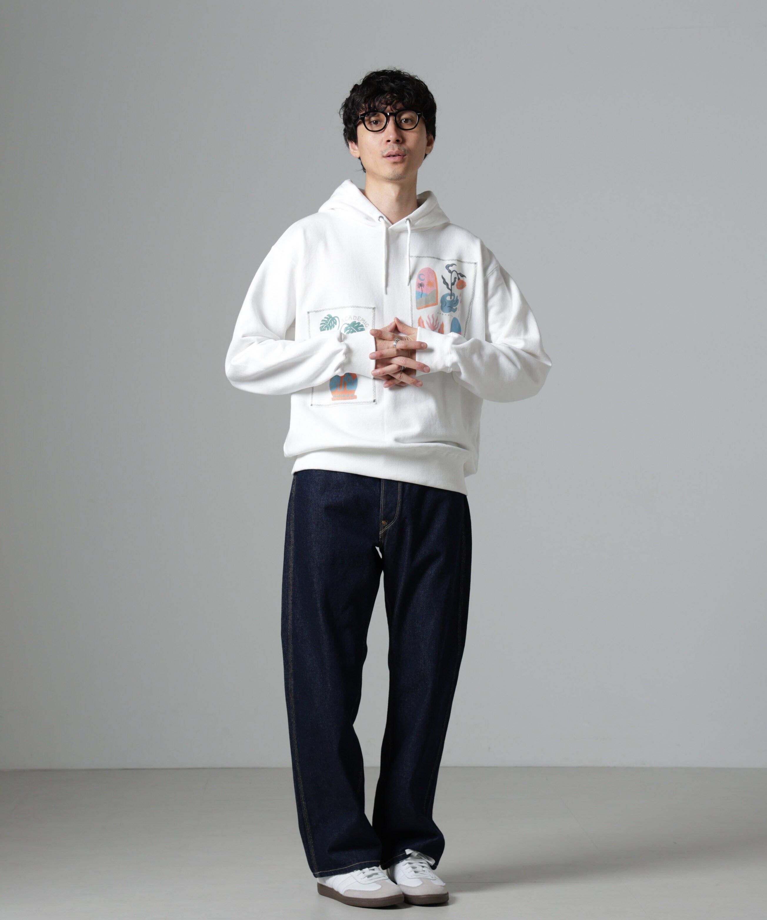 NANO universe「｢Toyameg｣modern academic リメイクプルオーバーパーカー」|Tシャツ・カットソー|