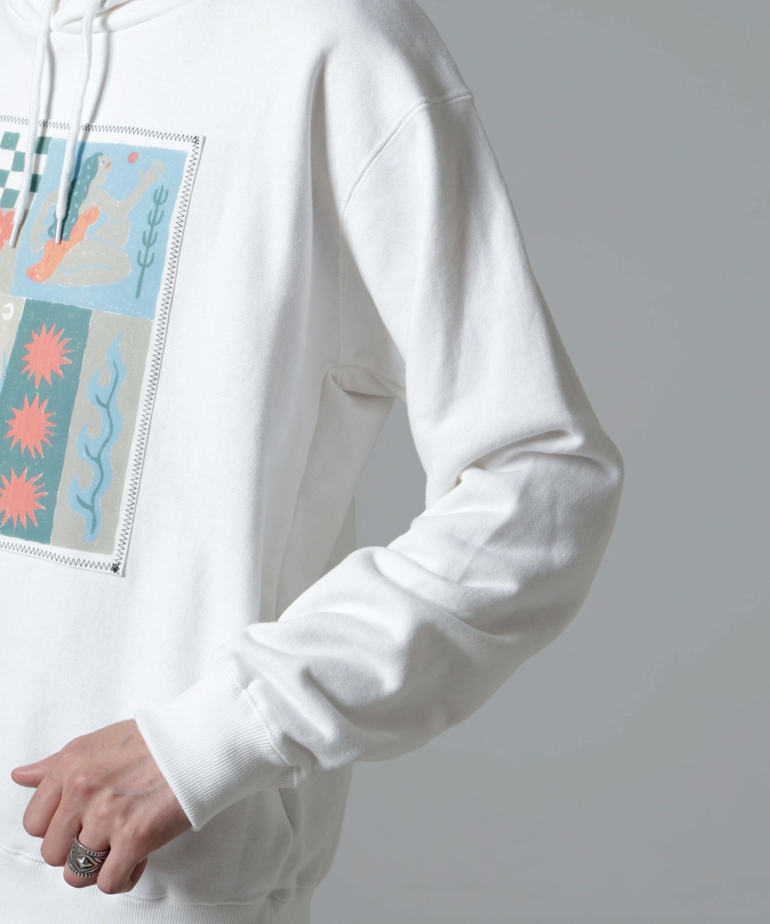 NANO universe「｢Toyameg｣modern academic リメイクプルオーバーパーカー」|Tシャツ・カットソー|