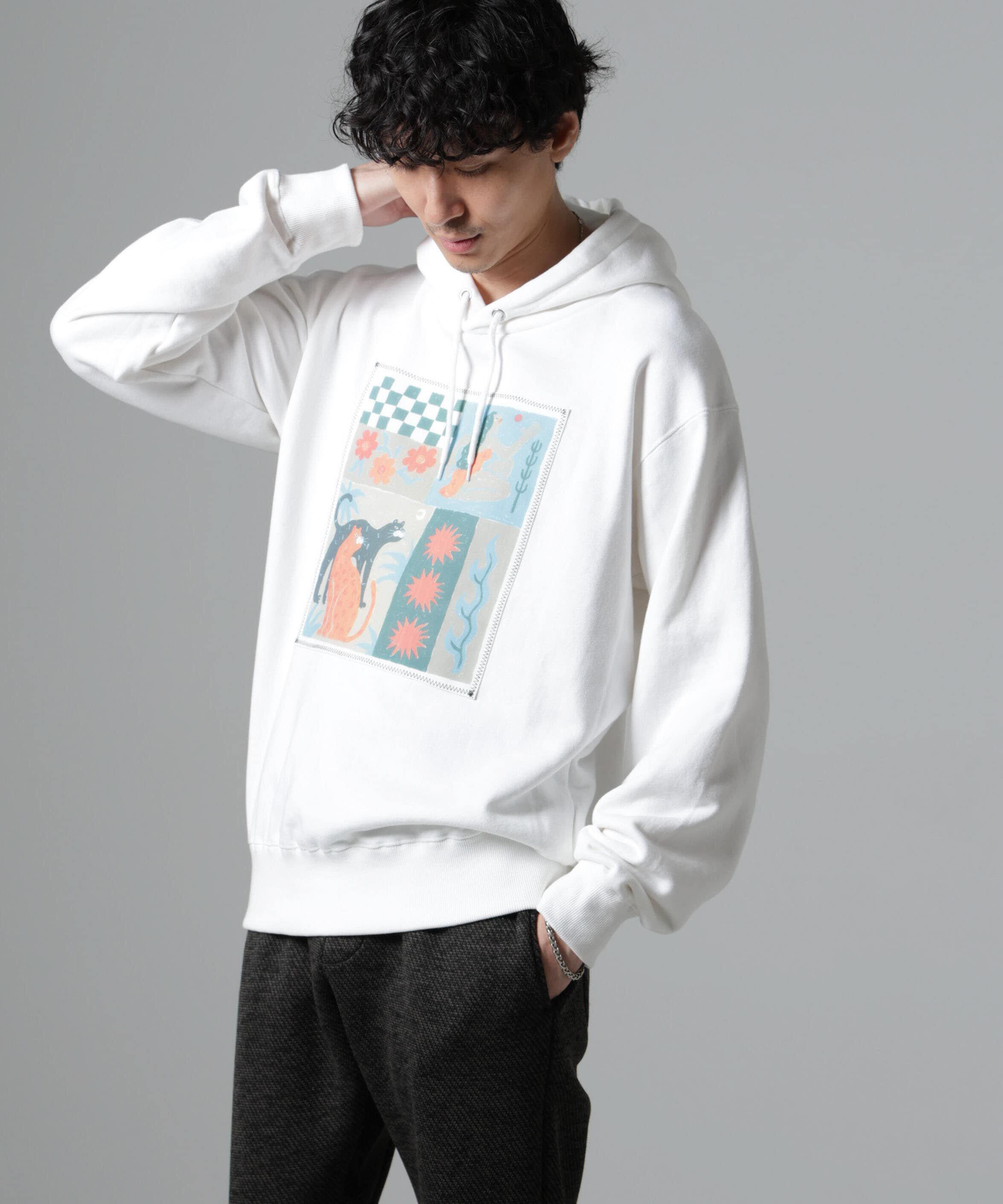 NANO universe「｢Toyameg｣modern academic リメイクプルオーバーパーカー」|Tシャツ・カットソー|