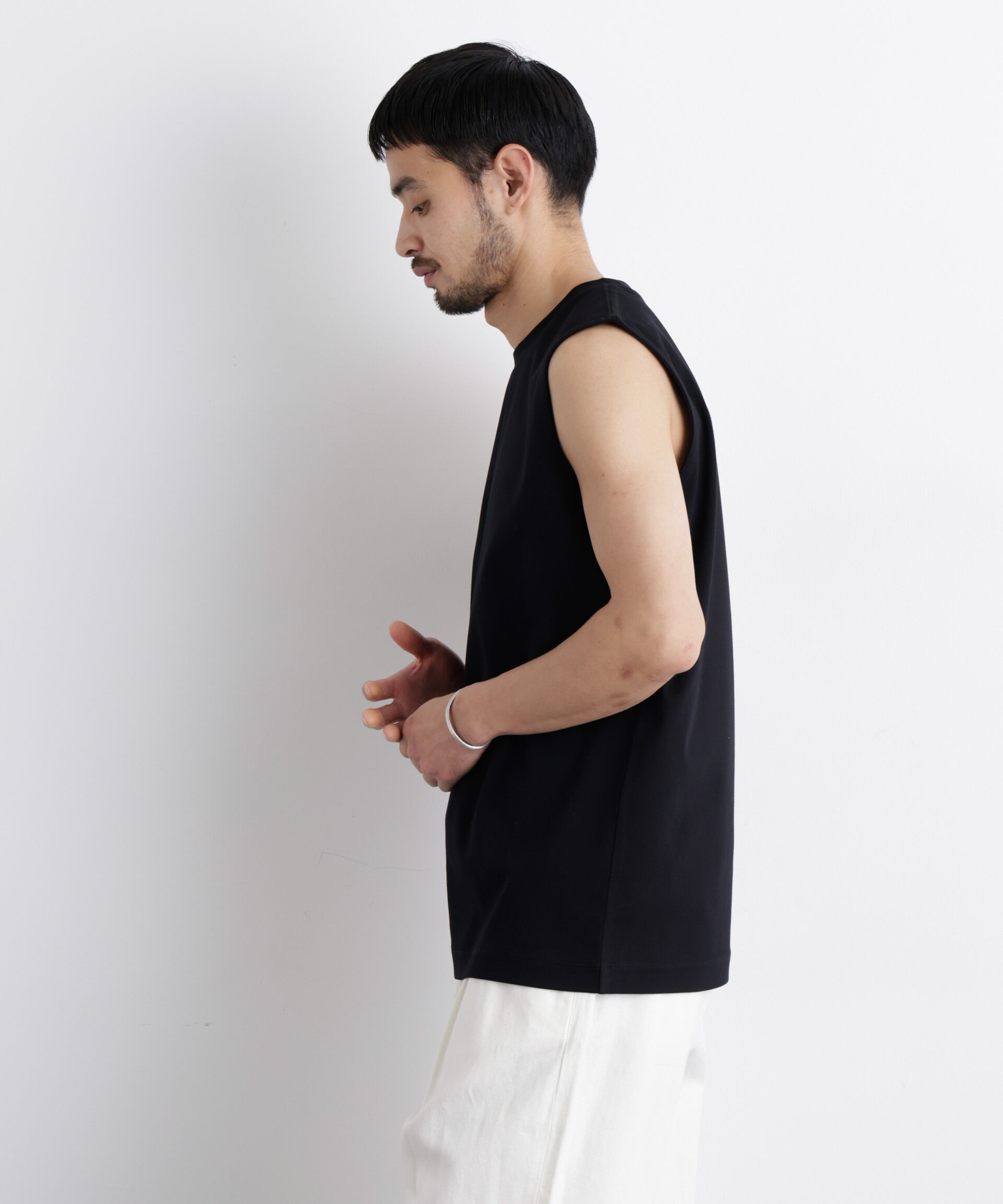 NANO universe「アンチスメル ノースリーブ Tシャツ」|Tシャツ・カットソー|