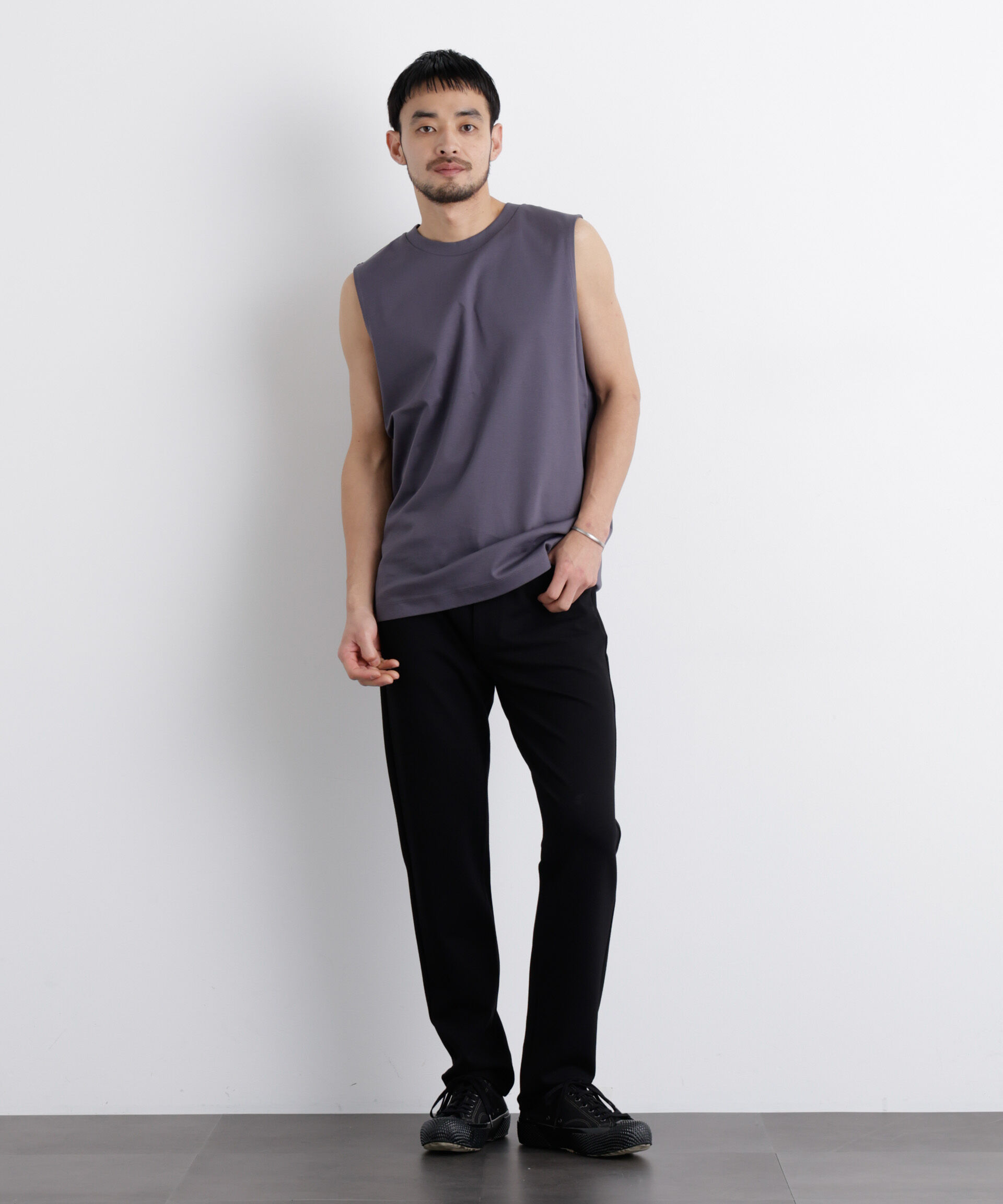 NANO universe「アンチスメル ノースリーブ Tシャツ」|Tシャツ・カットソー|