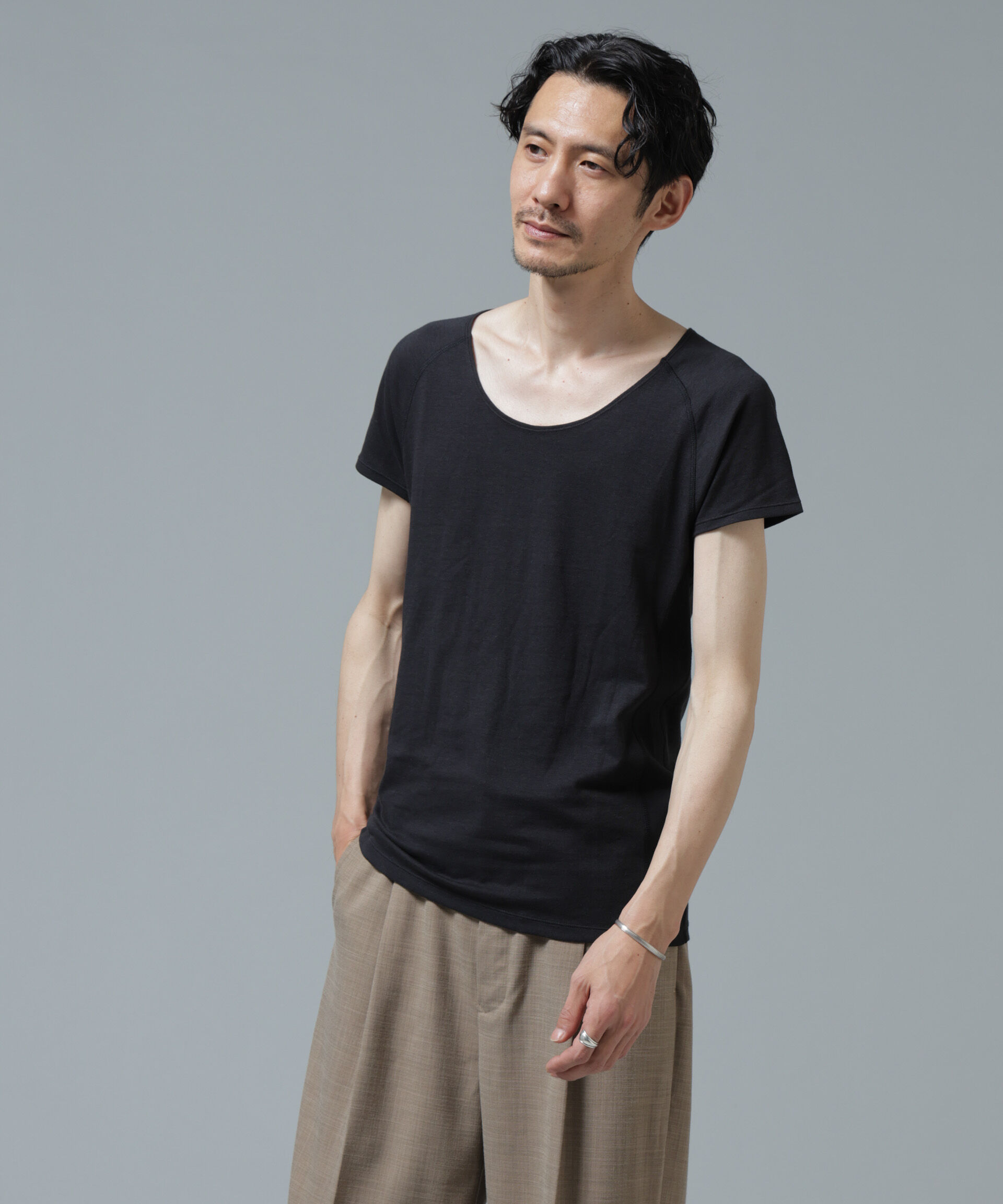 NANO universe「Anti Soaked(R) Plus インナーTシャツ」|Tシャツ・カットソー|