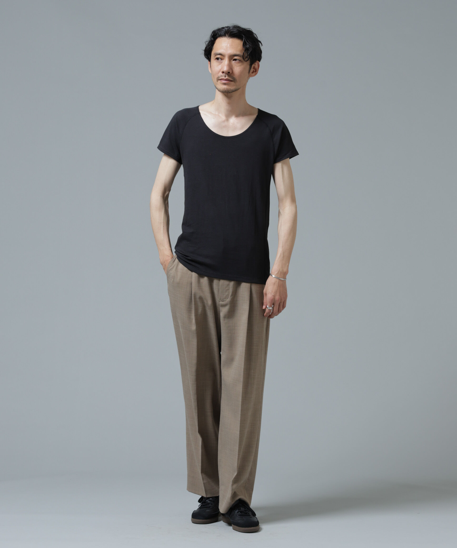 NANO universe「Anti Soaked(R) Plus インナーTシャツ」|Tシャツ・カットソー|