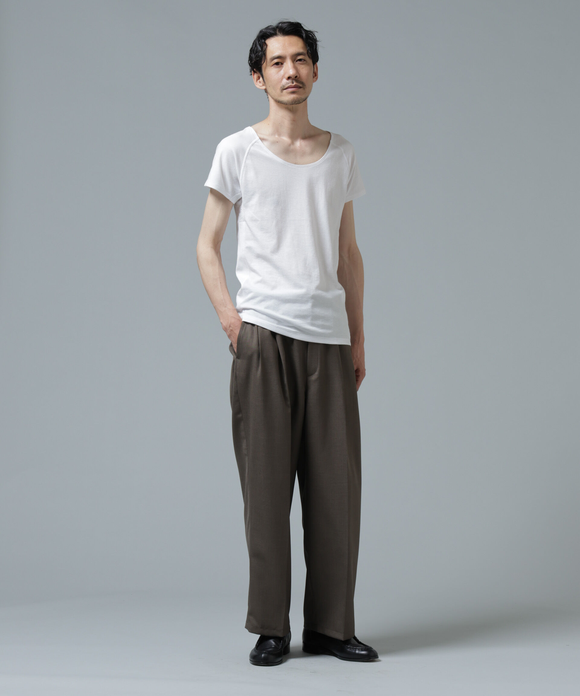 NANO universe「Anti Soaked(R) Plus インナーTシャツ」|Tシャツ・カットソー|