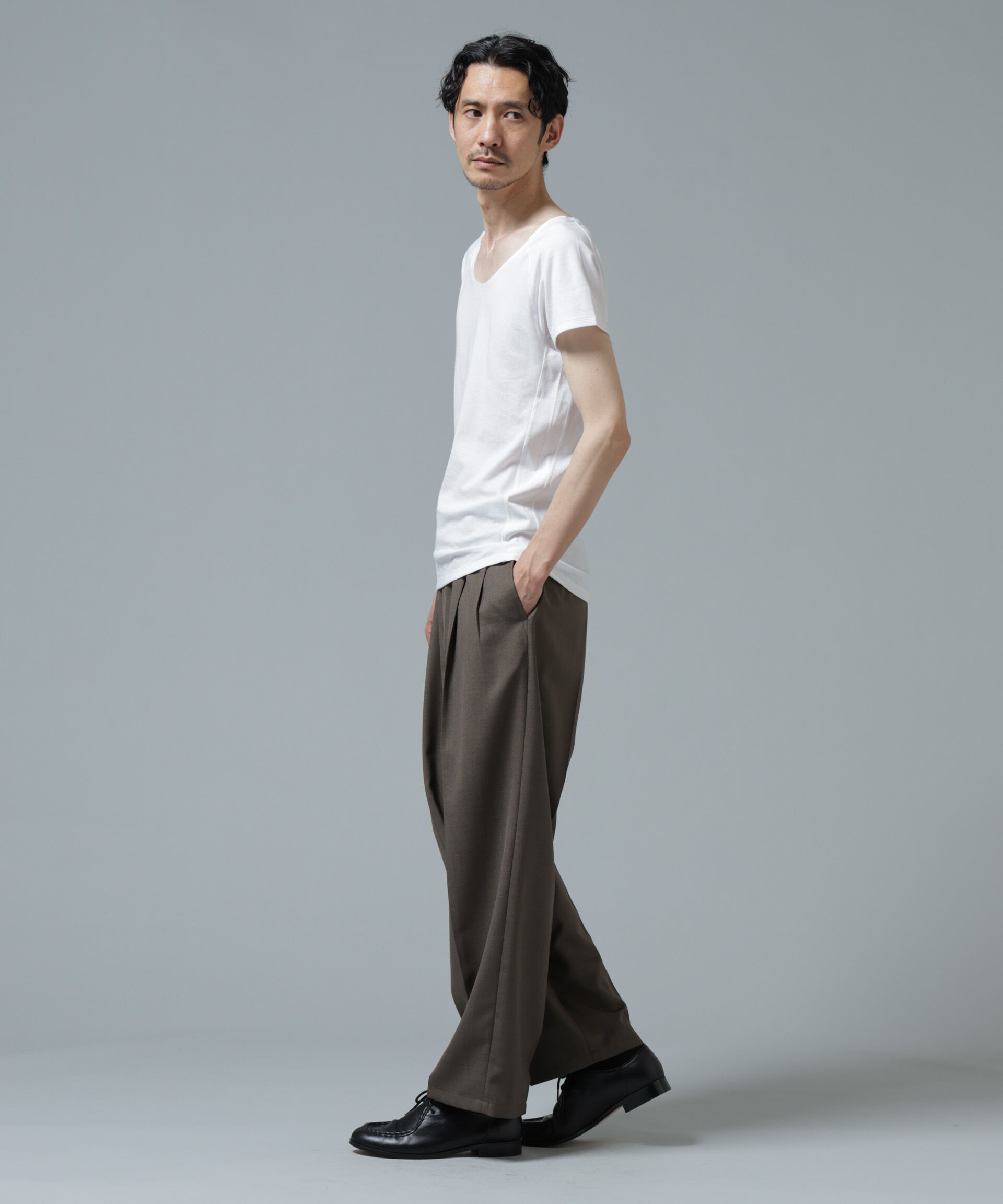 NANO universe「Anti Soaked(R) Plus インナーTシャツ」|Tシャツ・カットソー|