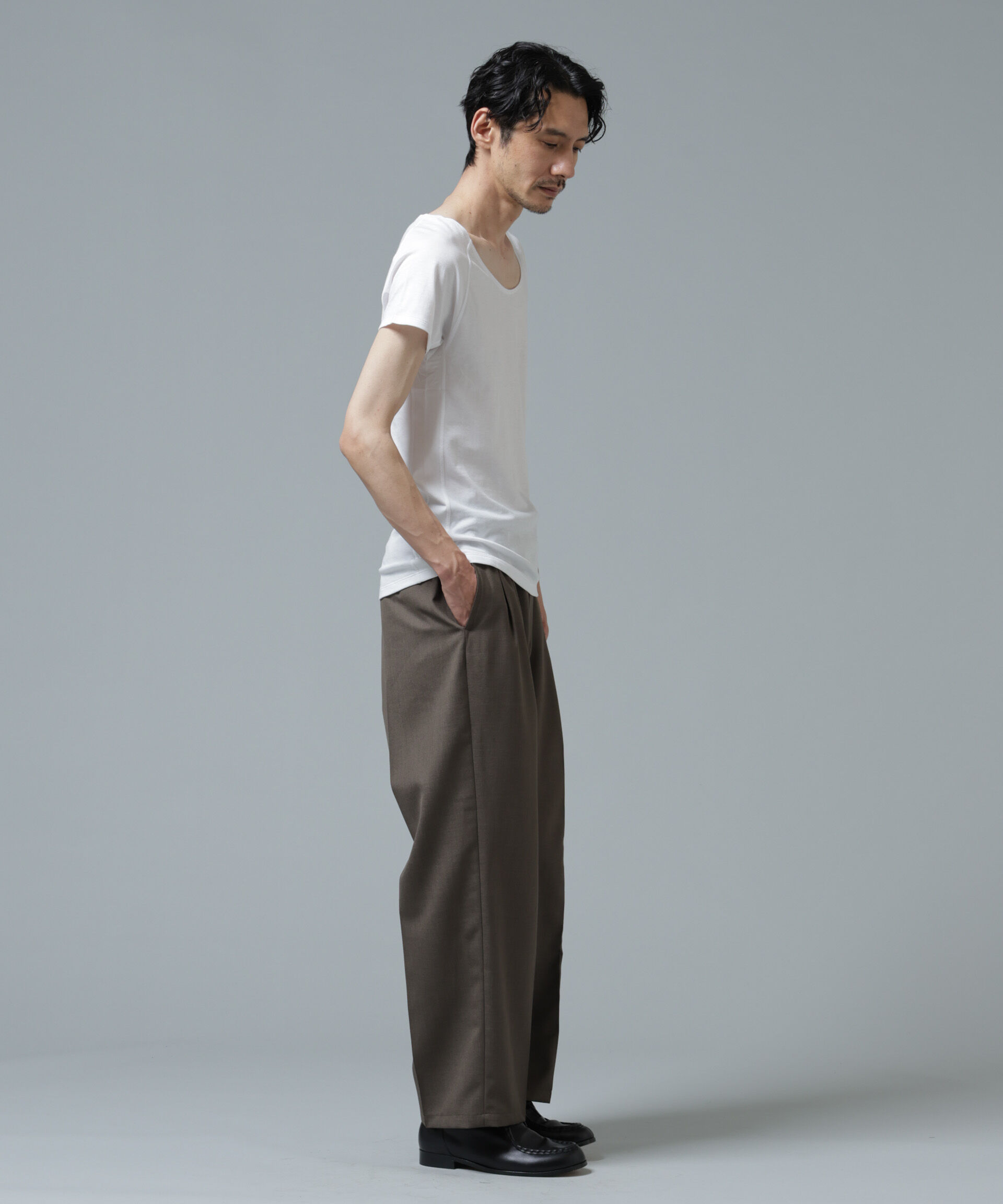 NANO universe「Anti Soaked(R) Plus インナーTシャツ」|Tシャツ・カットソー|