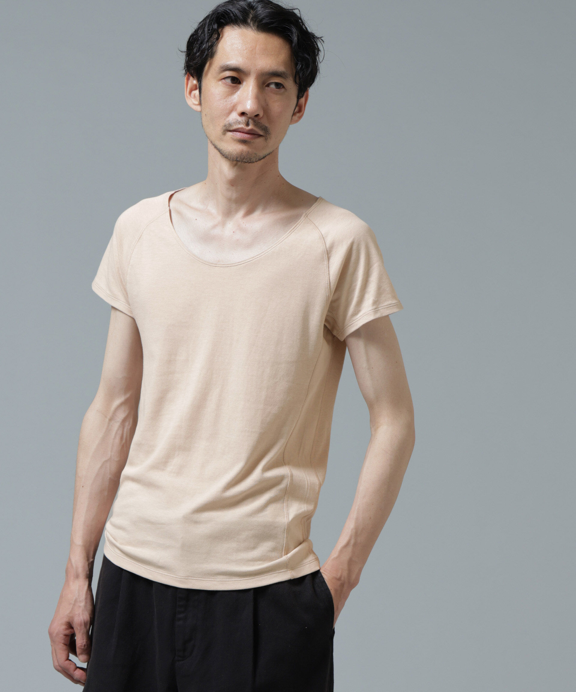 NANO universe「Anti Soaked(R) Plus インナーTシャツ」|Tシャツ・カットソー|