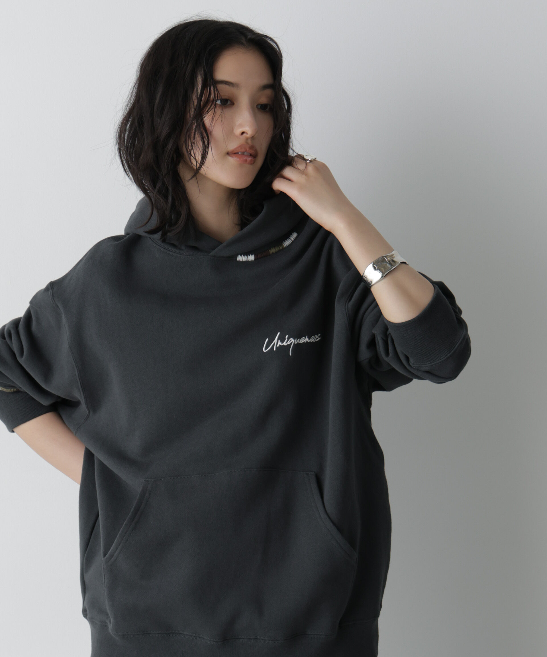 NANO universe「BOOKCLUB/「STEVELOUR」 別注スウェット(セットアップ可)」|Tシャツ・カットソー|
