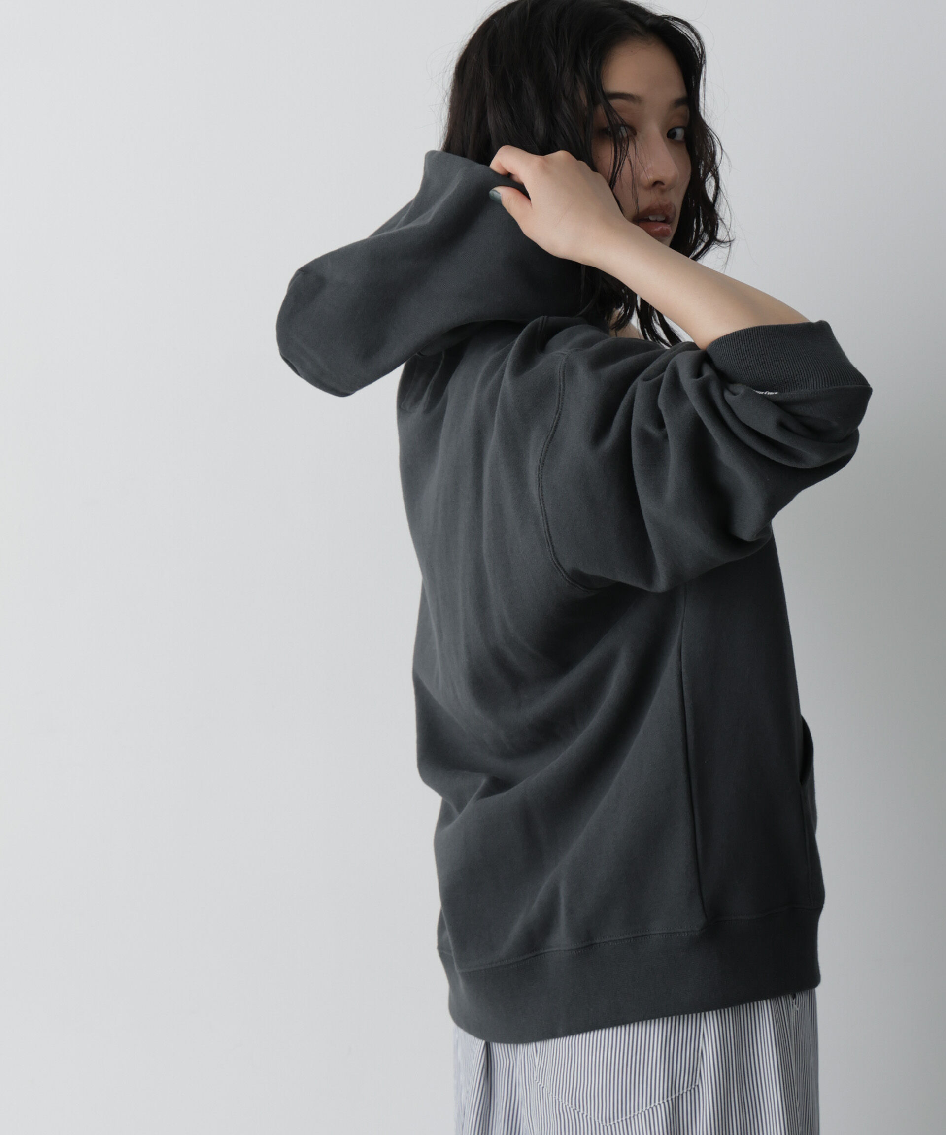 NANO universe「BOOKCLUB/「STEVELOUR」 別注スウェット(セットアップ可)」|Tシャツ・カットソー|