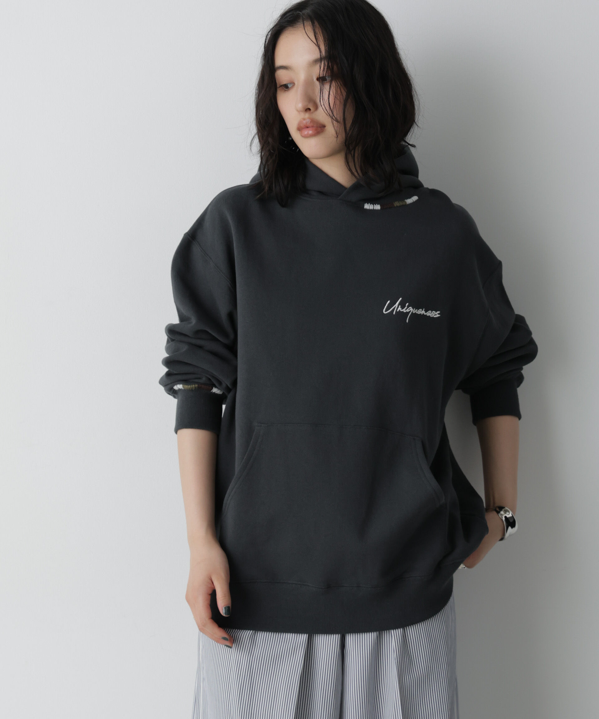 NANO universe「BOOKCLUB/「STEVELOUR」 別注スウェット(セットアップ可)」|Tシャツ・カットソー|