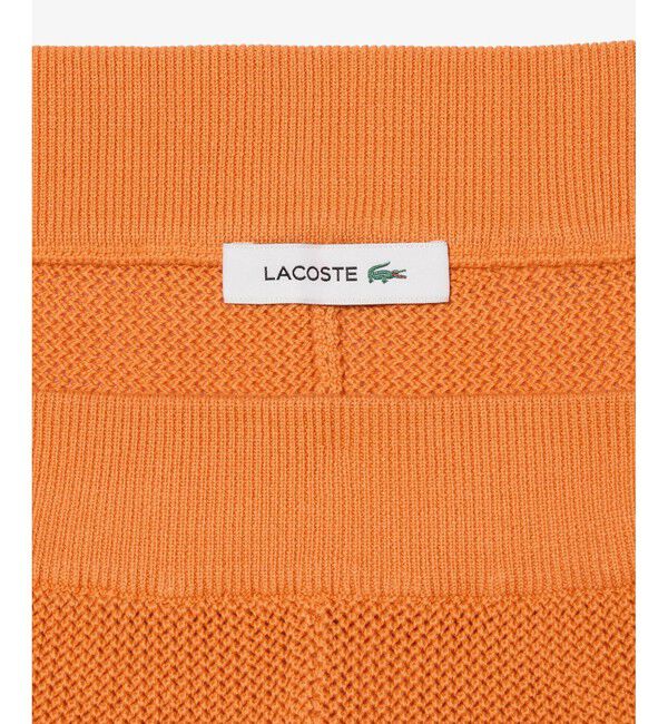 LACOSTE「ボーダーメッシュニットショーツ」|その他|