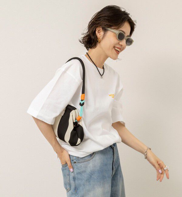 MAQWEL「【MAQWEL/マクウェル】ウォッシャブル Maqwel Car ワイドボディプリントTシャツ」|Tシャツ・カットソー|
