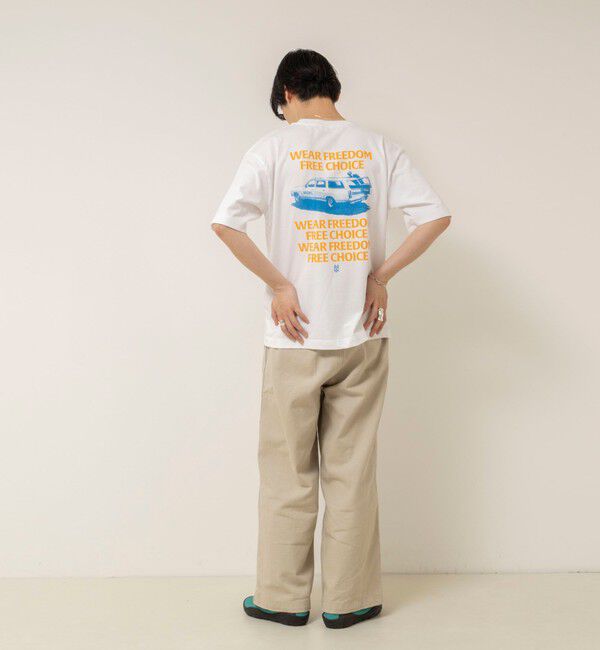 MAQWEL「【MAQWEL/マクウェル】ウォッシャブル Maqwel Car ワイドボディプリントTシャツ」|Tシャツ・カットソー|