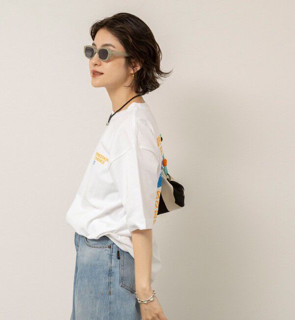 MAQWEL「【MAQWEL/マクウェル】ウォッシャブル Maqwel Car ワイドボディプリントTシャツ」|Tシャツ・カットソー|