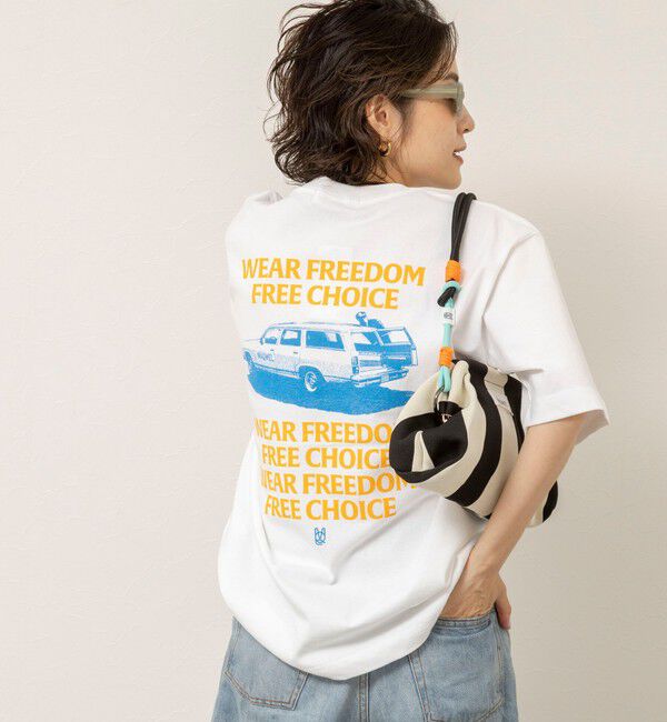 MAQWEL「【MAQWEL/マクウェル】ウォッシャブル Maqwel Car ワイドボディプリントTシャツ」|Tシャツ・カットソー|