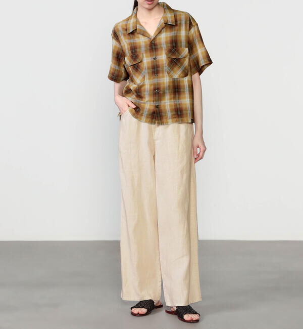  「PENDLETON | オープンカラー 半袖シャツ WOMEN」|シャツ・ブラウス|