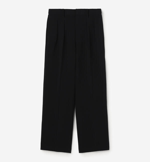 Morris & Sons「MORRIS & SONS | 2タック ワイドスラックス MEN」|チノ|BLACK