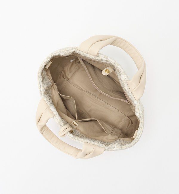  「【Souffle TOTE】モノグラムツイード2WAYトートバッグ」|トートバッグ|