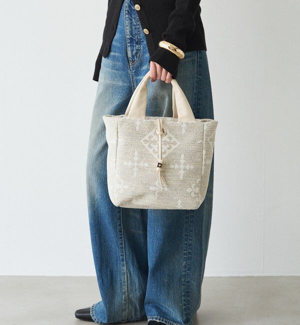  「【Souffle TOTE】モノグラムツイード2WAYトートバッグ」|トートバッグ|