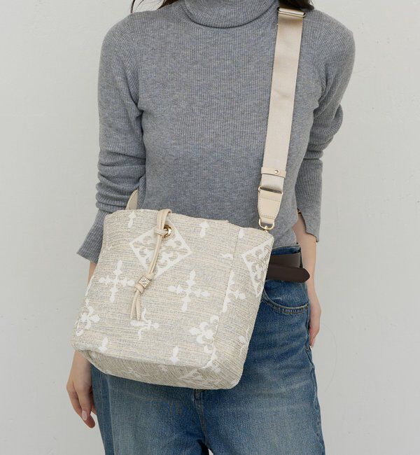  「【Souffle TOTE】モノグラムツイード2WAYトートバッグ」|トートバッグ|