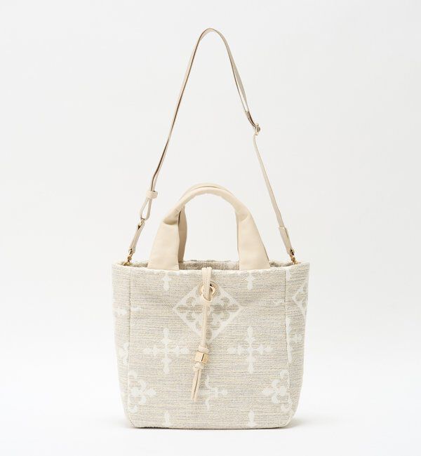  「【Souffle TOTE】モノグラムツイード2WAYトートバッグ」|トートバッグ|