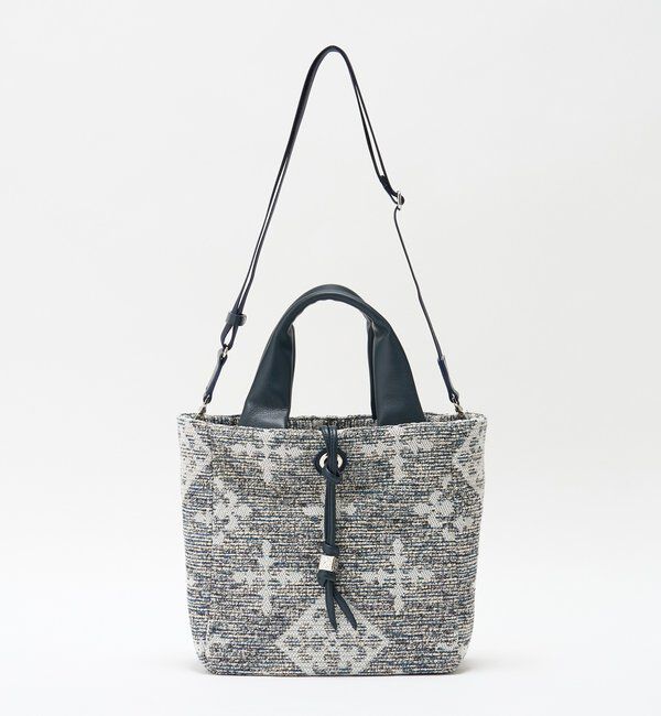  「【Souffle TOTE】モノグラムツイード2WAYトートバッグ」|トートバッグ|