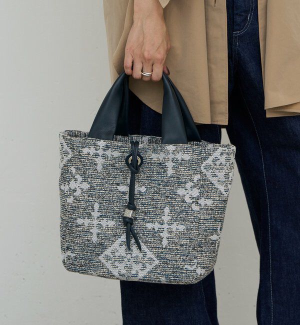  「【Souffle TOTE】モノグラムツイード2WAYトートバッグ」|トートバッグ|