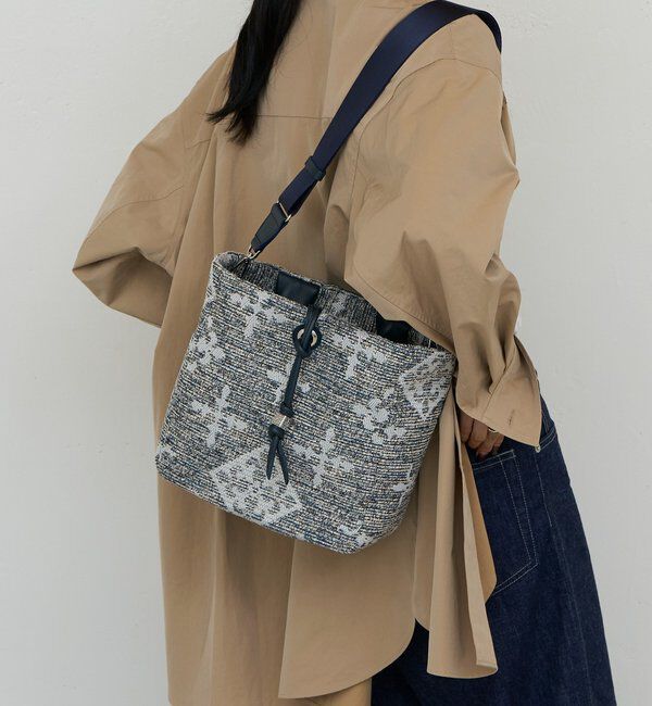 「【Souffle TOTE】モノグラムツイード2WAYトートバッグ」|トートバッグ|
