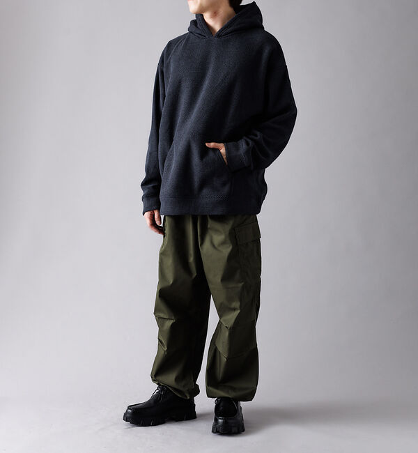 ABAHOUSE「ハニカム 裏起毛 プルオーバー パーカー」|パーカー|