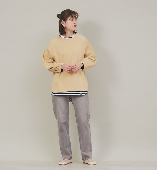 Rouge vif「フォルムスリーブボンディングプルオーバー」|Tシャツ・カットソー|