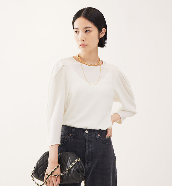 The Store by C' 「【COCUCA】タックスリーブブラウス」|シャツ・ブラウス|