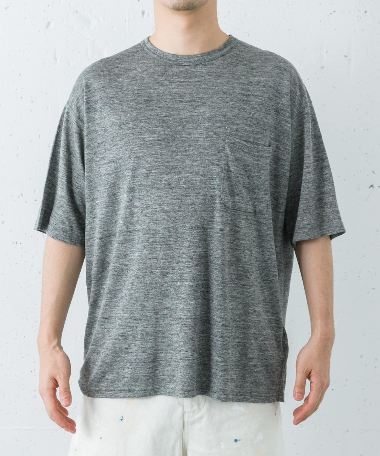 URBAN RESEARCH「YLEVE　LINEN POCKET T-SHIRTS」|Tシャツ・カットソー|